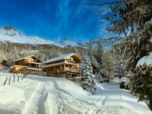 Bio Blockhtte mit Sauna im Drautal  Bio Blockhtte  